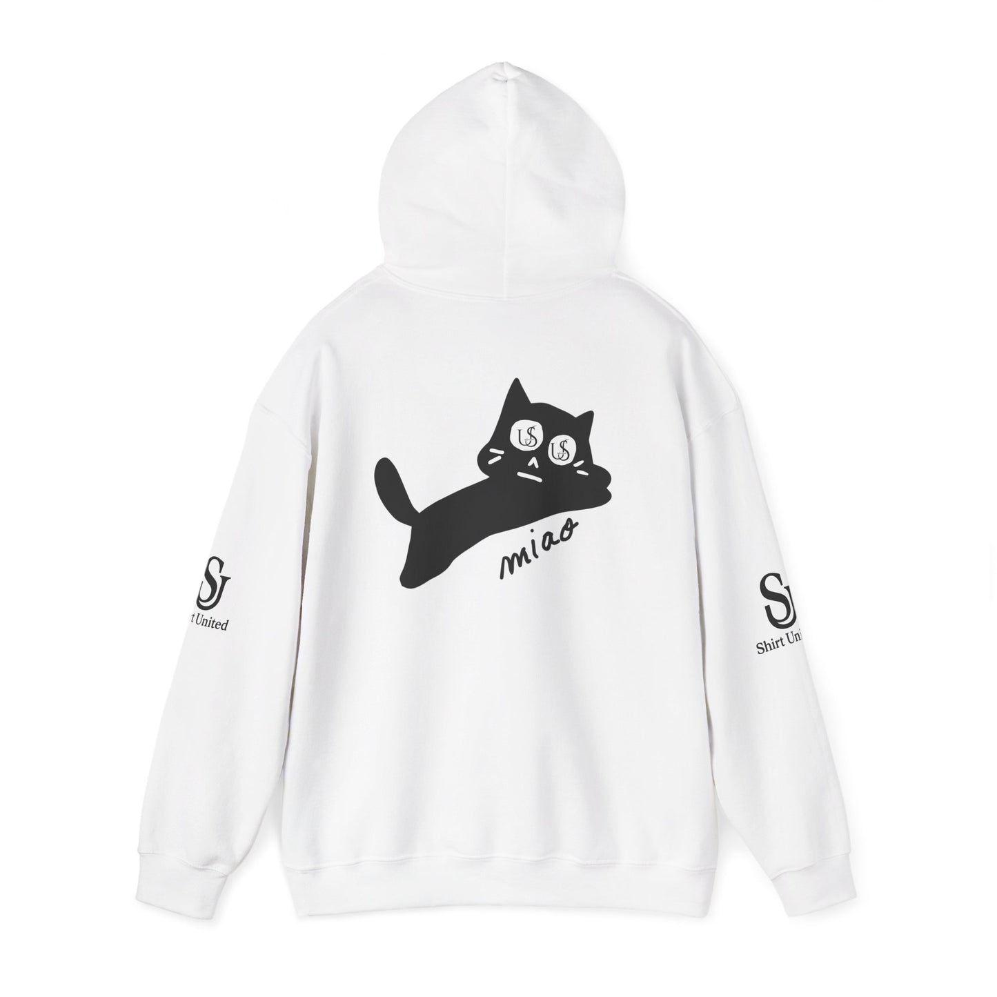 Cute Cat Lover's Hoodie, 'I am His Wife' Sweatshirt, Gift for Cat Moms, Cozy Hooded Sweatshirt, Cat Owner Apparel