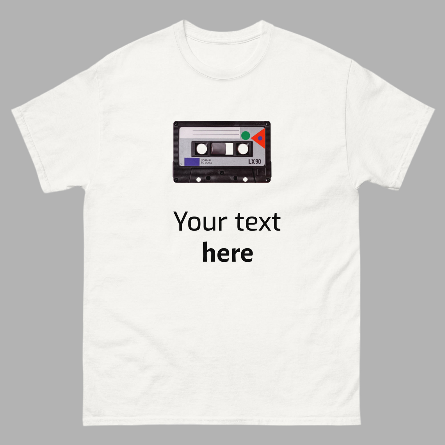 Unisex classic tee (Cassette tape)
