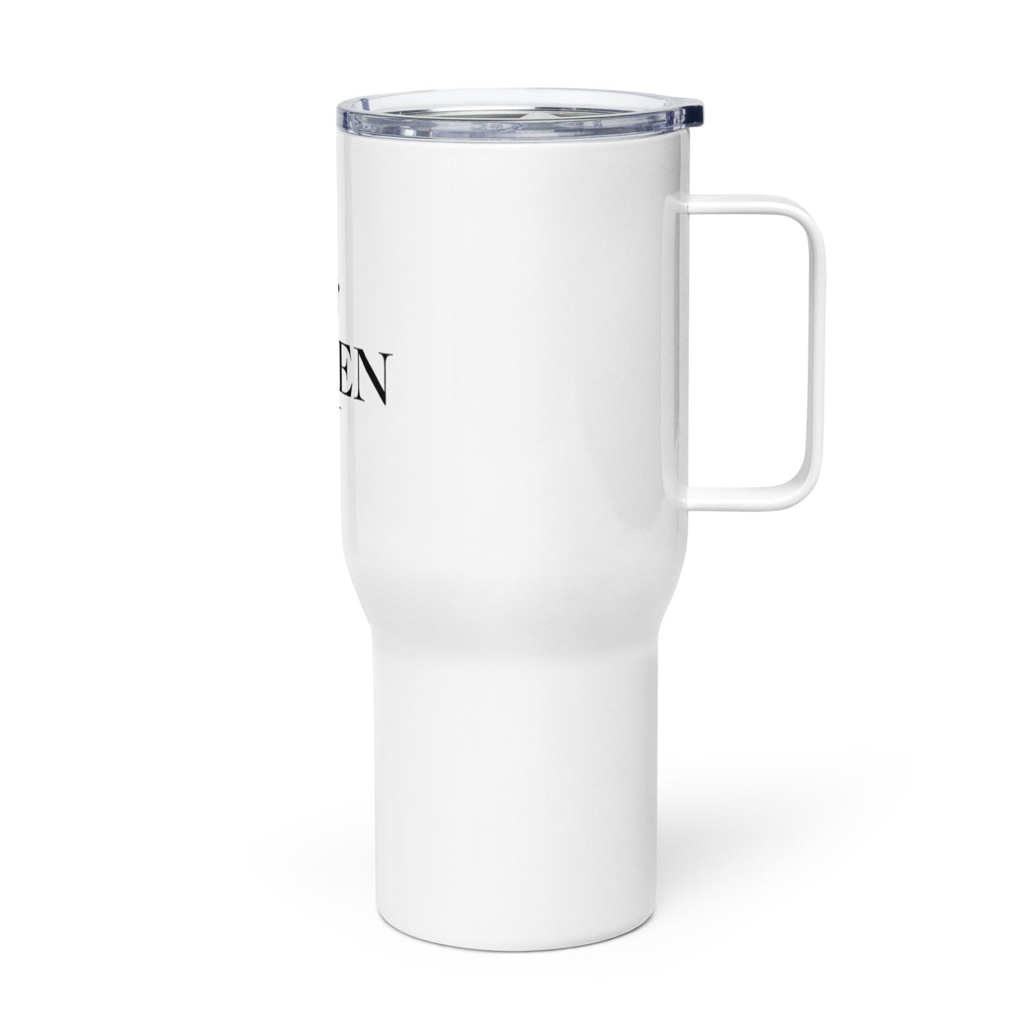 Travel mug with a handle(Quenn)