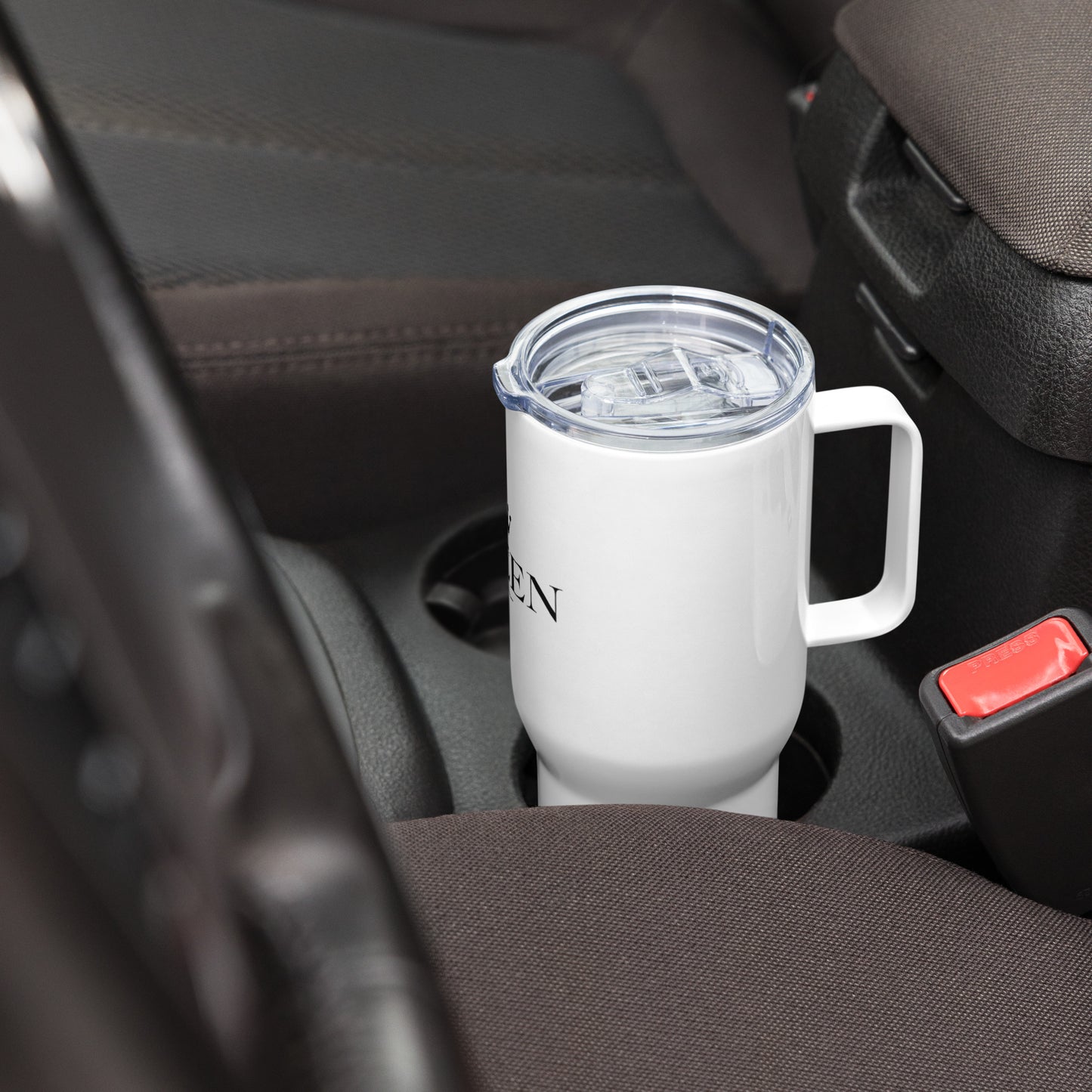Travel mug with a handle(Quenn)