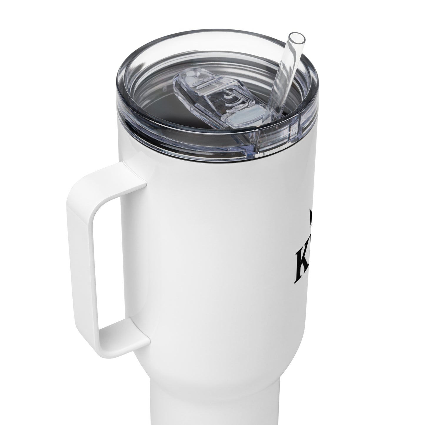 Travel mug with a handle (King)