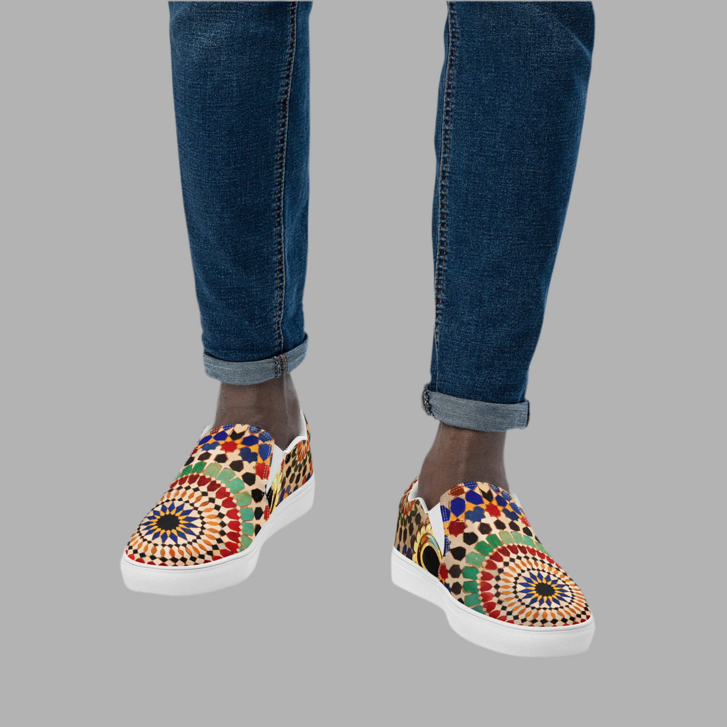 Men’s slip-on canvas shoes (Moroccan Style)