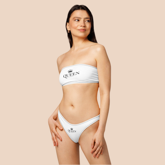 Recycled bandeau bikini (Queen)