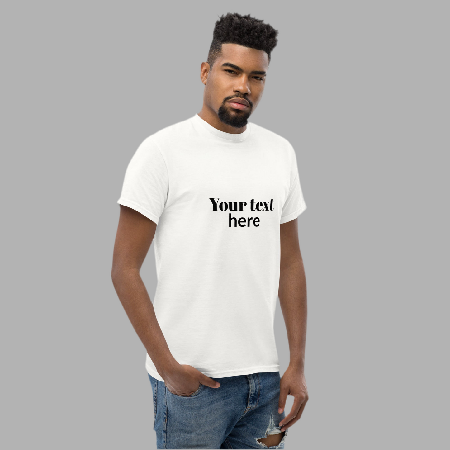 Unisex classic tee (write your text)