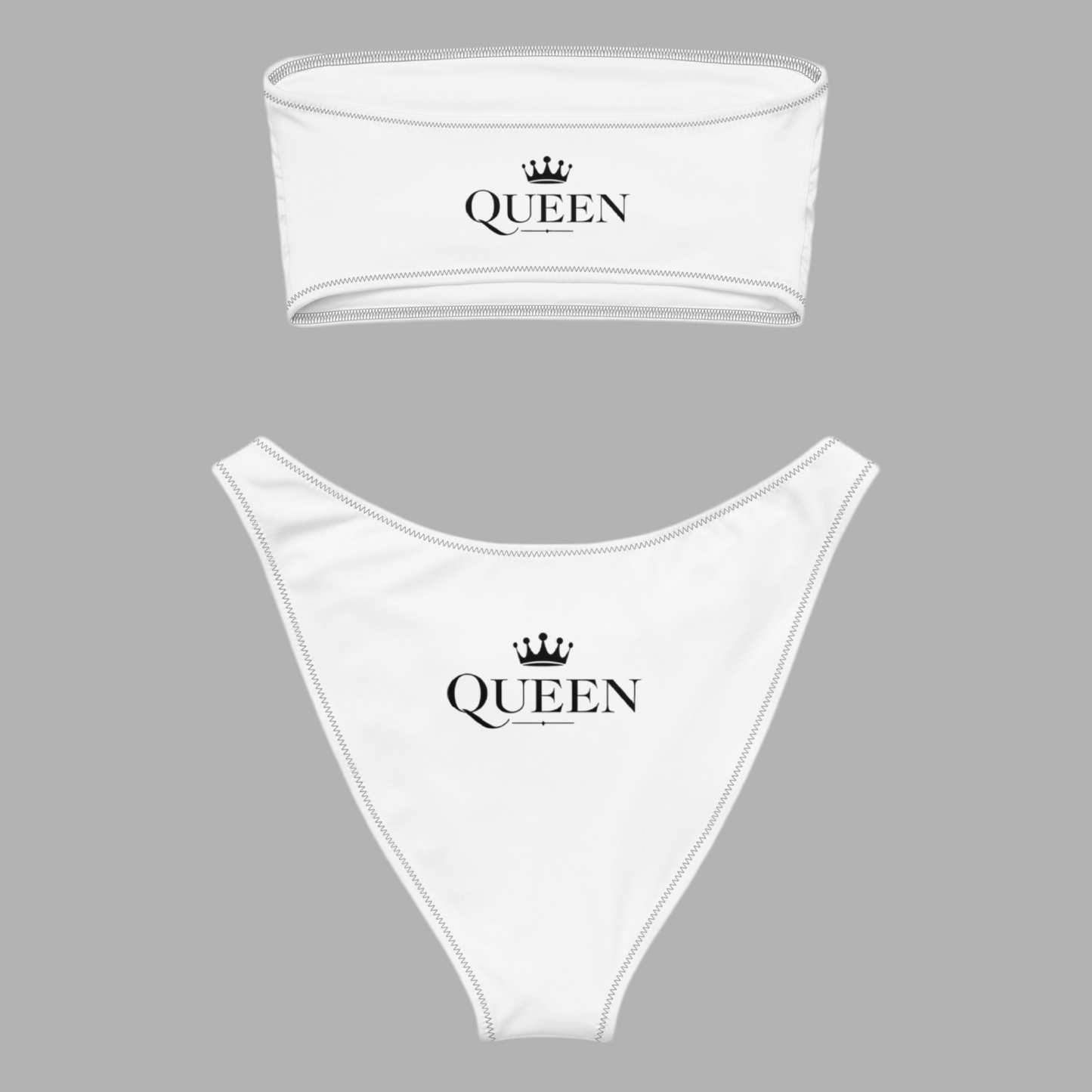Recycled bandeau bikini (Queen)