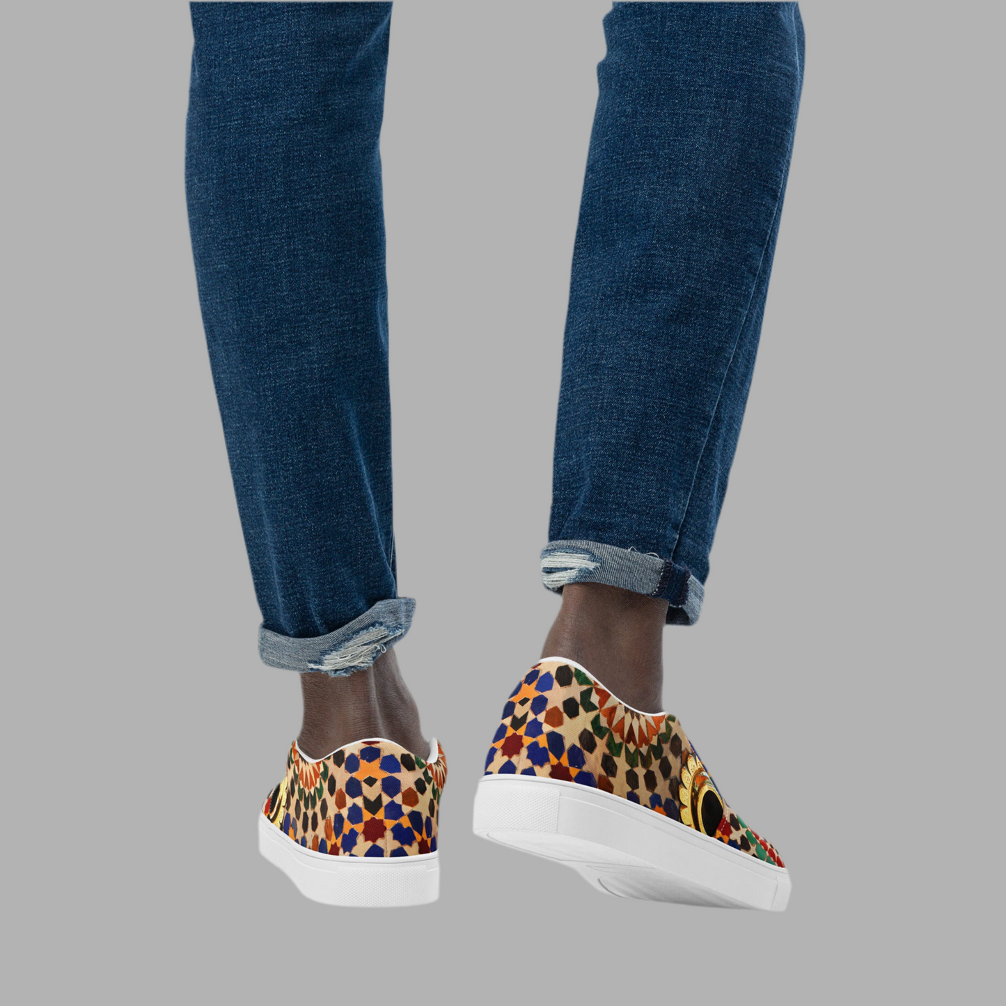 Men’s slip-on canvas shoes (Moroccan Style)