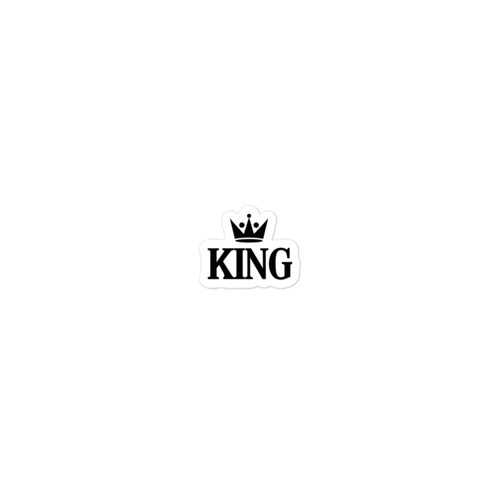 Bubble-free stickers (King)