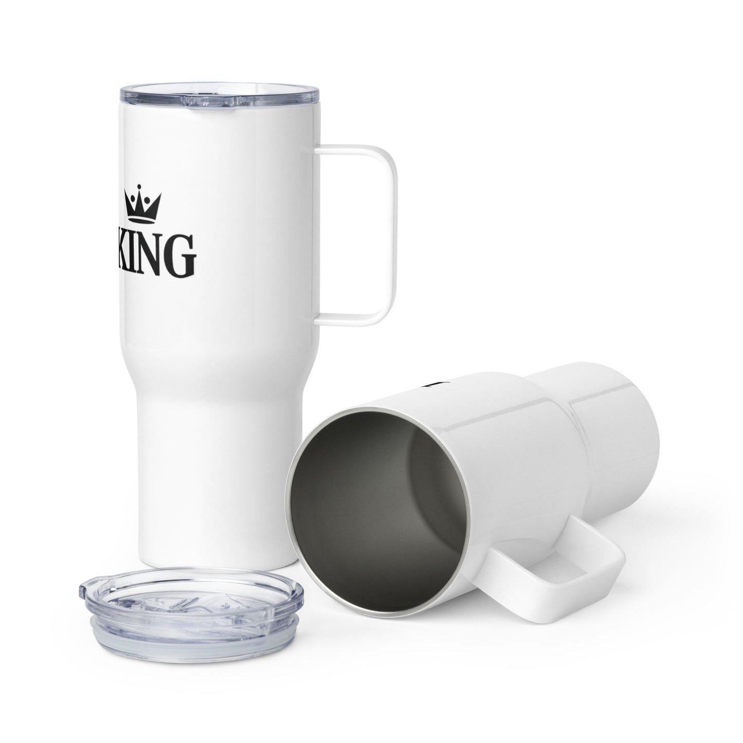 Travel mug with a handle (King)