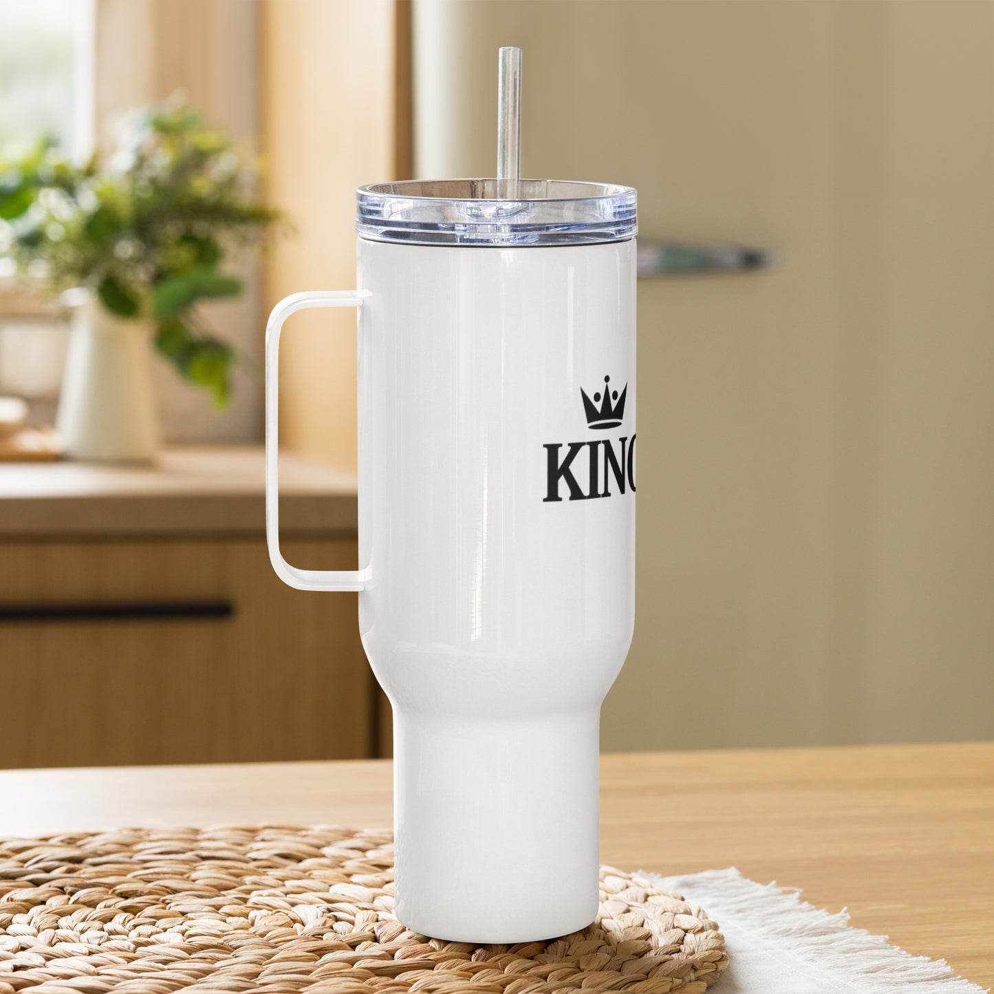 Travel mug with a handle (King)